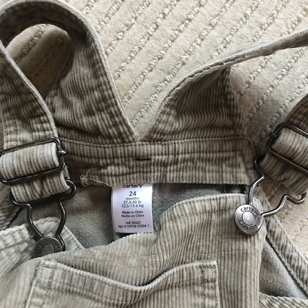 Carter’s Corduroy Overalls